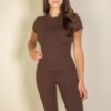 Everyday Stretch Jersey Leggings – Coffee
