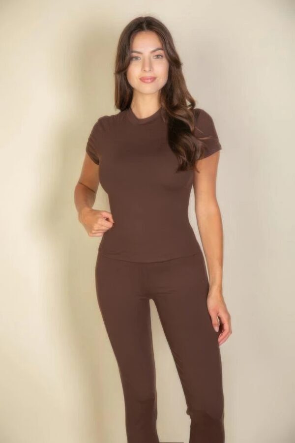 Everyday Stretch Jersey Leggings – Coffee
