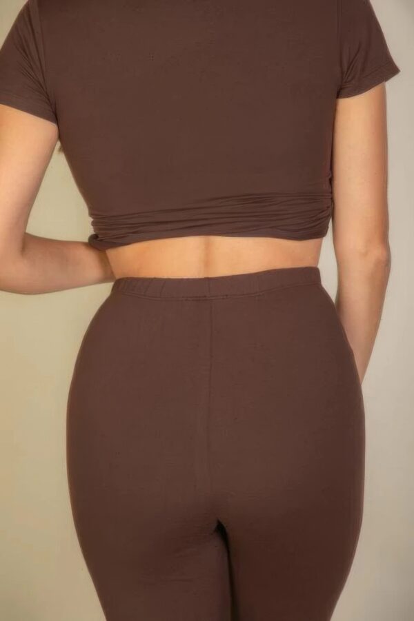 Everyday Stretch Jersey Leggings – Coffee