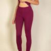 Everyday Stretch Leggings – Burgundy