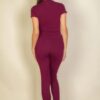 Everyday Stretch Leggings – Burgundy