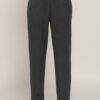 High Waist Pintuck Long Pants – Heather Charcoal