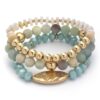 Multi Mix Bead Stretch Bracelet Set – Mixed Bead Layers
