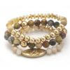 Multi Mix Bead Stretch Bracelet Set – Mixed Bead Layers