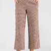 Gingham High Waist Pants with Side Pockets – Red Gingham