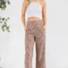 Gingham High Waist Pants with Side Pockets – Red Gingham