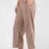 Gingham High Waist Pants with Side Pockets – Red Gingham
