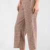 Gingham High Waist Pants with Side Pockets – Red Gingham
