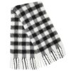 Buffalo Plaid Scarf – Oversized Black & Red Plaid