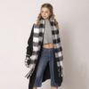 Buffalo Plaid Scarf – Oversized Black & Red Plaid