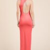 Back Cut-Out Maxi Dress with Side Shirring – Rosy Chic