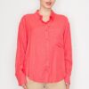 Button-Down Collared Linen Shirt – Sunset