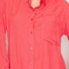 Button-Down Collared Linen Shirt – Sunset