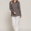 Relaxed Long-Sleeve Linen-Blend Shirt – Mocha