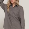 Relaxed Long-Sleeve Linen-Blend Shirt – Mocha