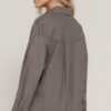 Relaxed Long-Sleeve Linen-Blend Shirt – Mocha