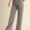 Mineral Wash French Terry Pants – Charcoal