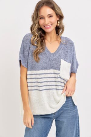 Oversized Knit Top – Soft Sweater-Knit Lightweight Layer