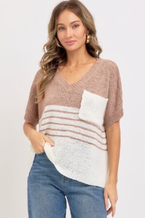 Oversized Sweater-Knit Top – Slouchy Lightweight