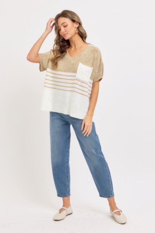 Oversized Knit Top – Slouchy Lightweight Sweater-Knit