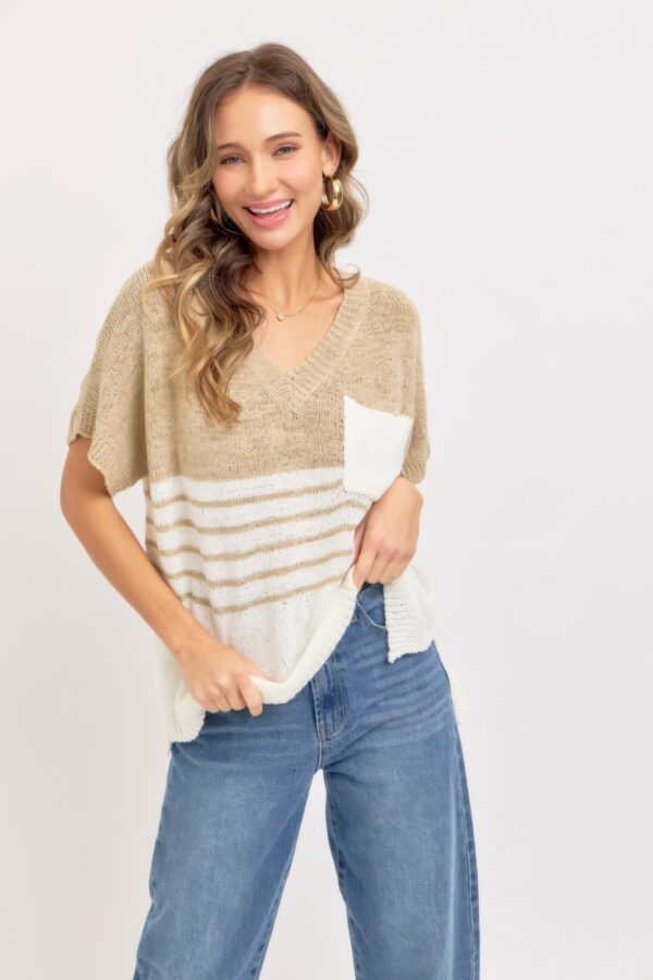 Oversized Knit Top – Slouchy Lightweight Sweater-Knit