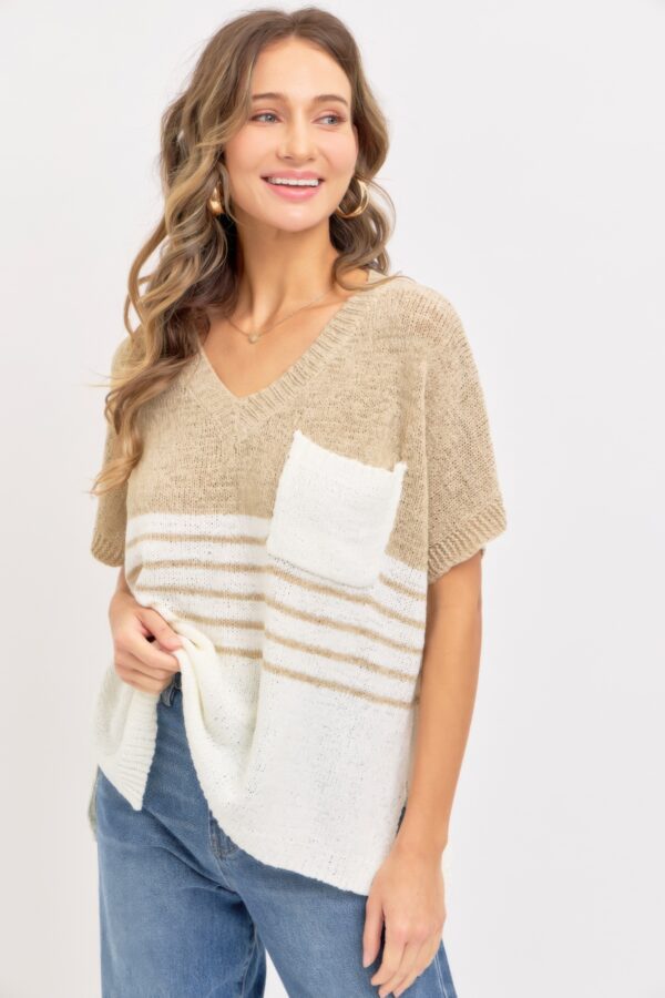 Oversized Knit Top – Slouchy Lightweight Sweater-Knit