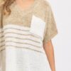 Oversized Knit Top – Slouchy Lightweight Sweater-Knit