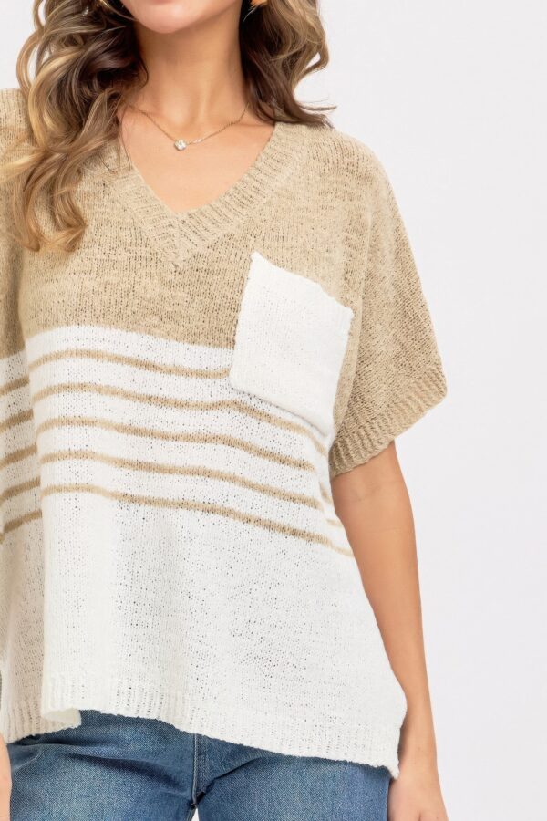 Oversized Knit Top – Slouchy Lightweight Sweater-Knit