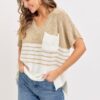 Oversized Knit Top – Slouchy Lightweight Sweater-Knit