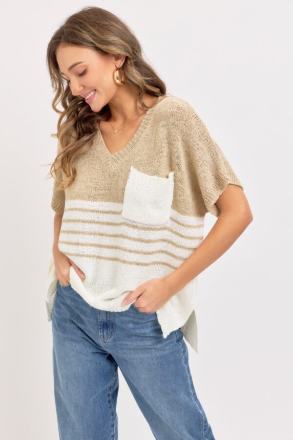 Oversized Knit Top – Slouchy Lightweight Sweater-Knit