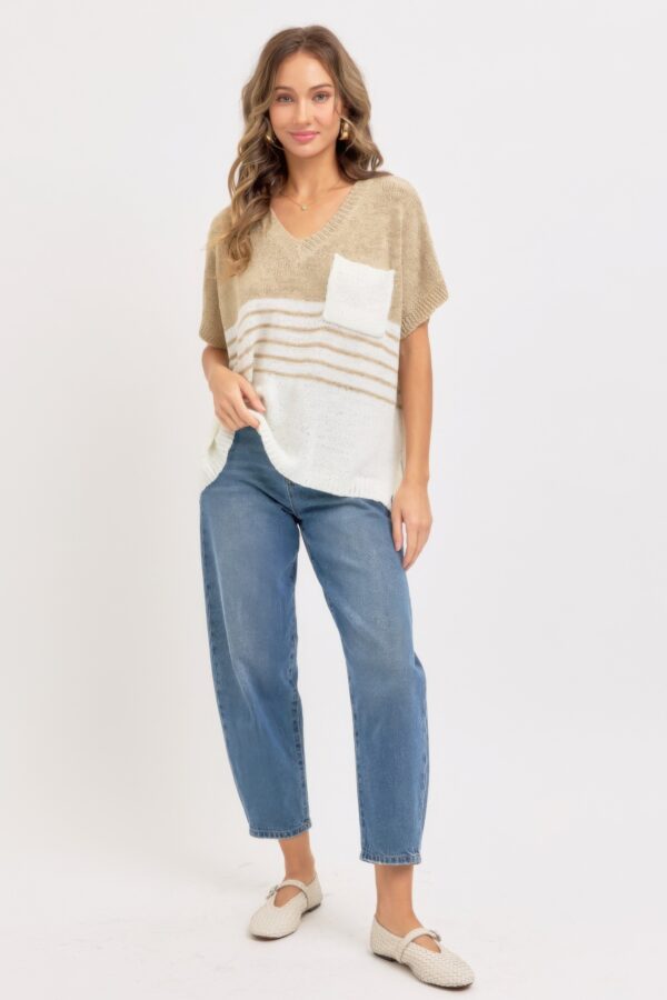 Oversized Knit Top – Slouchy Lightweight Sweater-Knit