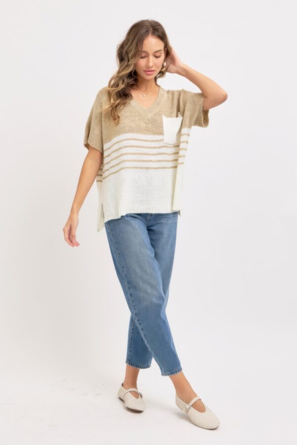 Oversized Knit Top – Slouchy Lightweight Sweater-Knit