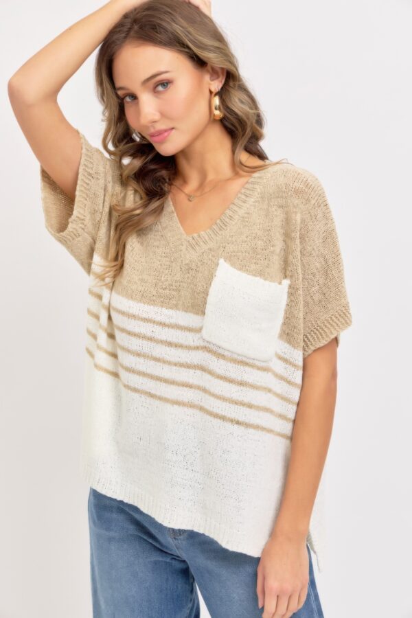 Oversized Knit Top – Slouchy Lightweight Sweater-Knit