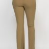 High-Rise Fit-and-Flare Elastic Waist Pants