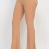 Fit-and-Flare Pants with High-Rise Elastic Waist