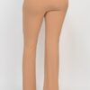 Fit-and-Flare Pants with High-Rise Elastic Waist