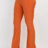 High-Rise Fit-and-Flare Pants – Stretch Blend