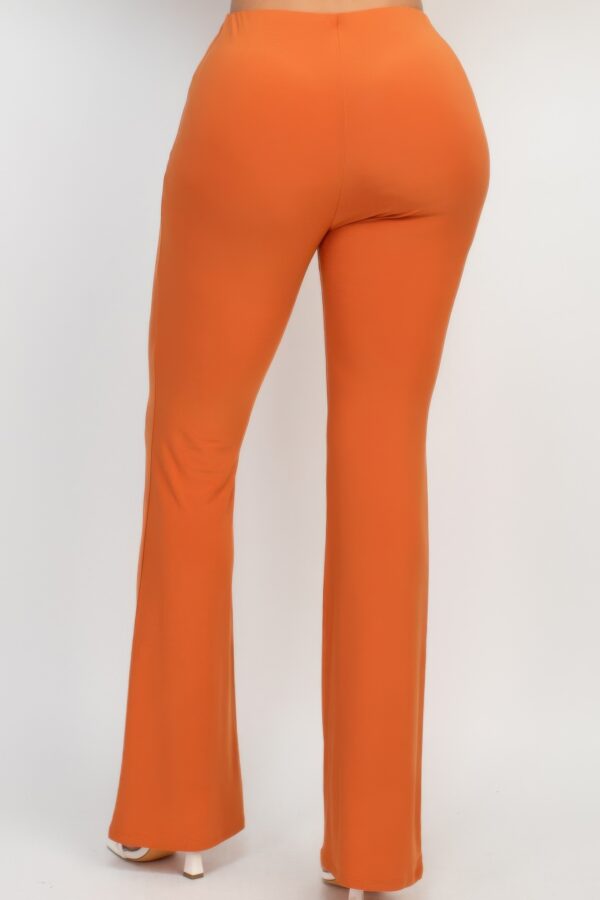 High-Rise Fit-and-Flare Pants – Stretch Blend