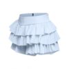 Plus Size Ruffled Flare Shorts