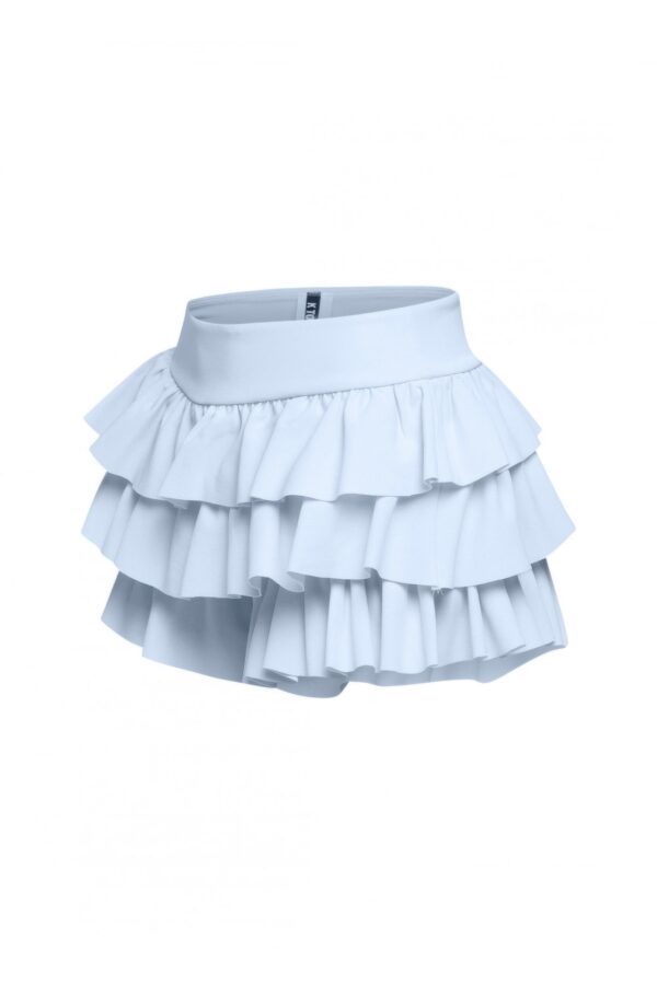 Plus Size Ruffled Flare Shorts