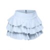 Plus Size Ruffled Flare Shorts