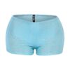 Shimmer High-Waist Bodycon Shorts in Stretch Blend