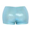 Shimmer High-Waist Bodycon Shorts in Stretch Blend