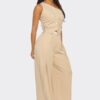 Fanny One-Shoulder Waistcoat & Straight-Leg Pants Set