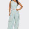 Fanny One-Shoulder Pants Set