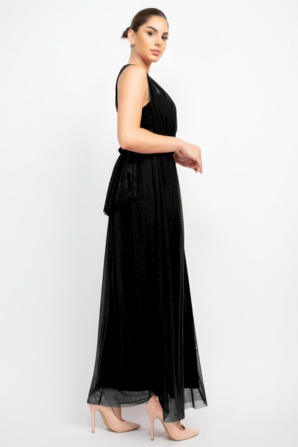 Convertible A-line Mesh Maxi Dress – Tube Top