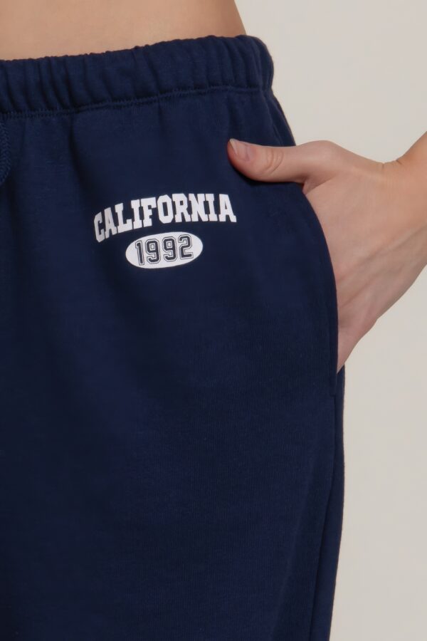 Printed-Waistband Sweatpants – 60/40 Cotton Blend