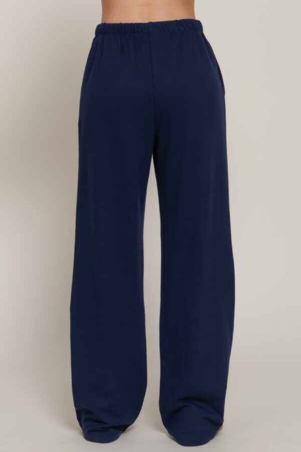 Printed-Waistband Sweatpants – 60/40 Cotton Blend