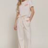 Relaxed Sweatpants with Printed Waistband
