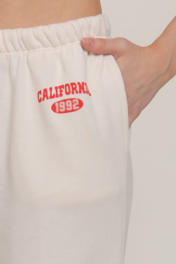 Relaxed Sweatpants with Printed Waistband